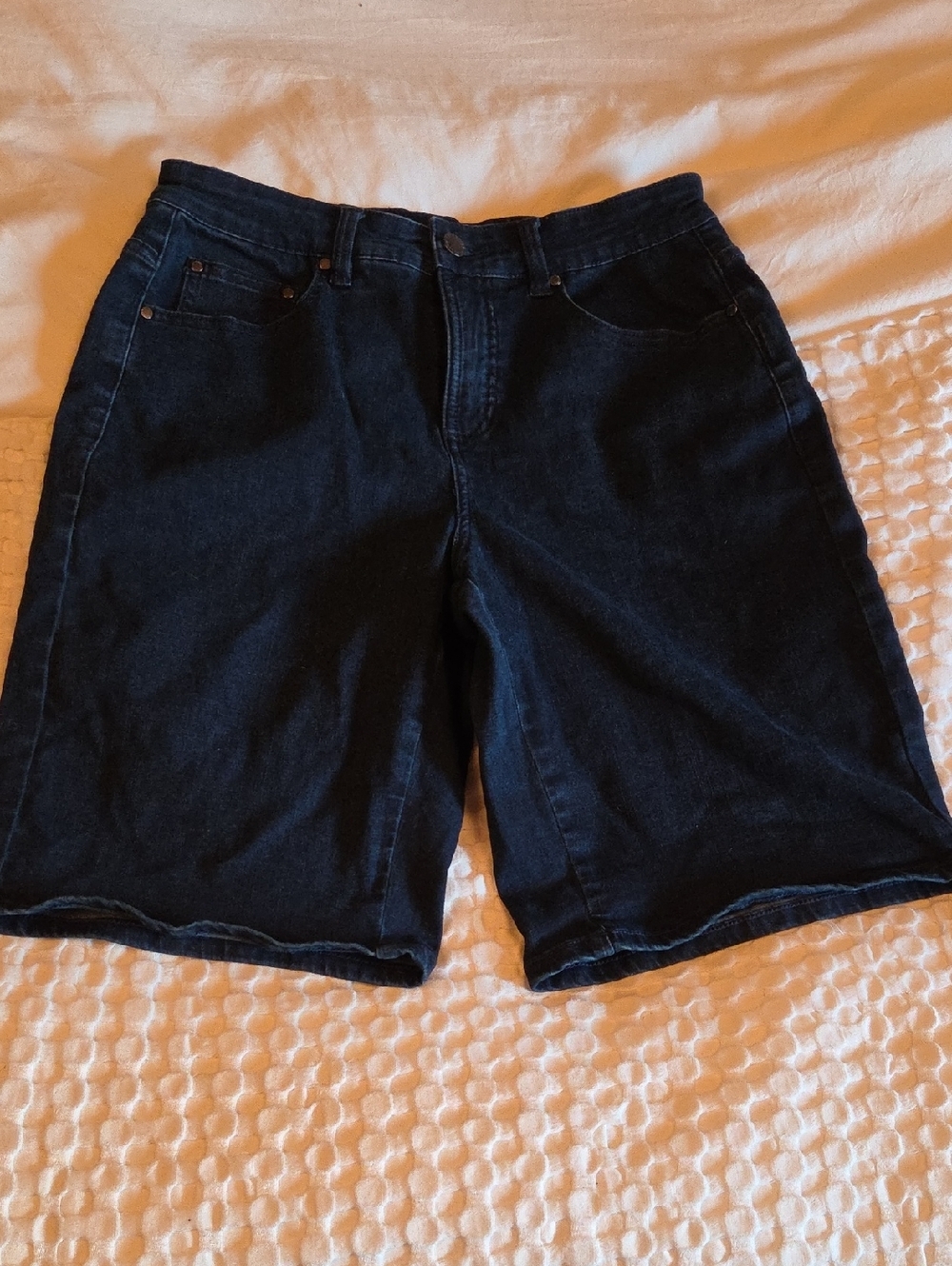 Universal Standard Dark Blue Denim Shorts